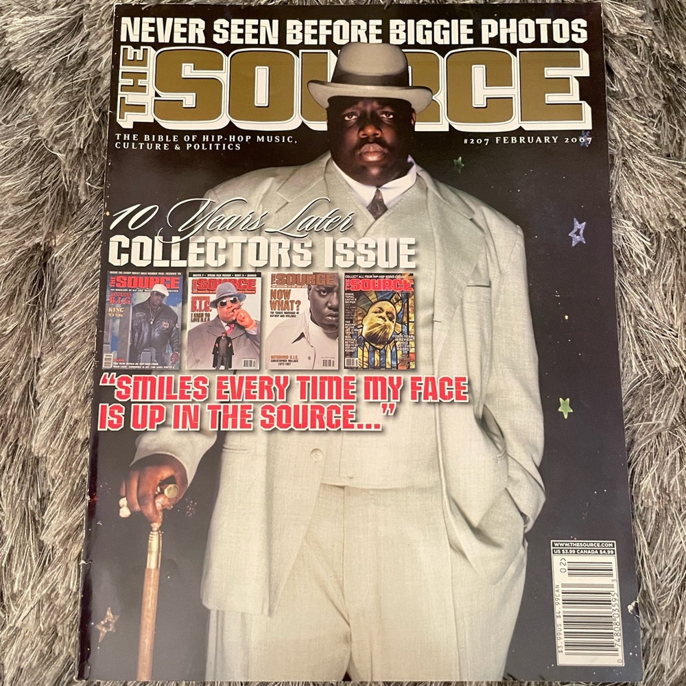 RARE The Source Magazine The Notorious B.I.G. Collector’s Issue February 2007